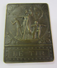 Antique bronze medal beginning xx° - 1909 - war shot
