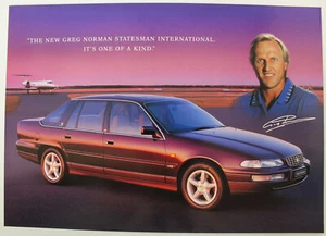 New Original Greg Norman Holden VS Statesman International Brochure Leaflet - Bild 1 von 3