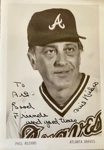 Phil Niekro Atlanta Braves Foto 5 x 7 signiert - Bild 1 von 1
