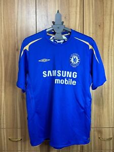 UMBRO CHELSEA FC 2005 2006 HOME 100 YEARS FOOTBALL SOCCER JERSEY SHIRT SIZE XL
