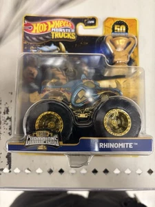 2025 Hot Wheels Monster Trucks - Rhinomite (Trophy Champions) - 50th Anniversary - Picture 1 of 2