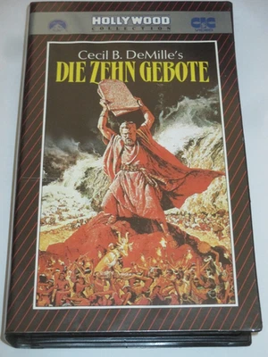 CIC Video - Die Zehn Gebote - VHS/Monumentalfilm/Charlton Heston - Bild 1 von 2