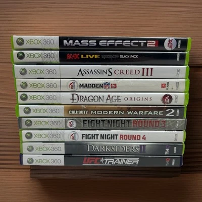 LOTE DE 10 - JUEGOS XBOX 360 - BOXEO - CALL OF DUTY - LUCHA  Foto 1 de 4