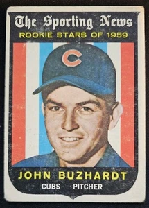 1959 Topps #118 John Buzhardt Chicago Cubs - RC - Picture 1 of 2