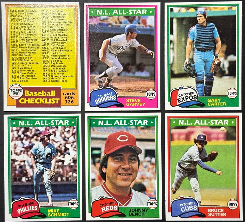 1981 Topps Baseball Fresh Break! Complete Your Set - Pick Your Card #501 - 726 - Image 1 of 1