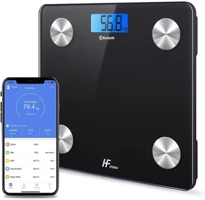 Homefashion Hfitness 19X Body Composition Indices 28X28Cm Platform Smart Scale B - Picture 1 of 12