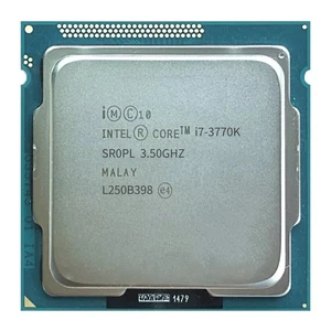 Intel i7 3770K CPU 4 Core LGA 1155 3.5GHz 8MB Cache With HD Graphic 4000 TDP 77W - Picture 1 of 2