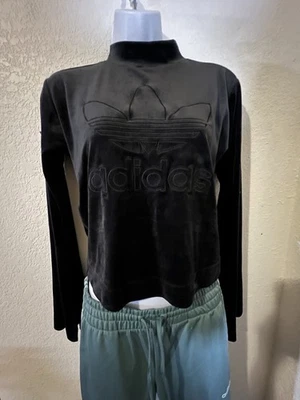 Adidas XS Velvet Sweatshirt - Image 1 of 2
