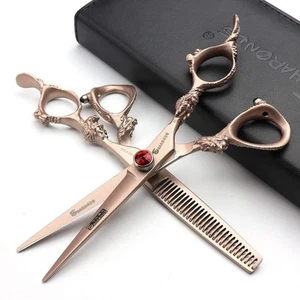 Hair Scissors 6/7/8/9-inch 440C High Hardness For Hairdressers Haircuts Cutti... - Picture 1 of 5