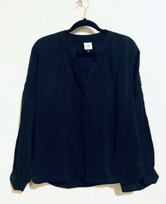 Blusa Cabi Top Mujer Grande Negra Lírica Mezcla Modal Minimalista Lagenlook Foto 1 de 4