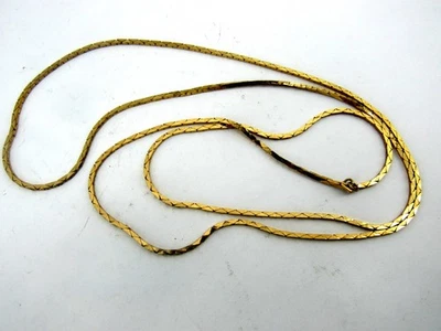 Cadena de oro vintage 33" 10K 13,5 gramos probada con ácido Foto 1 de 4