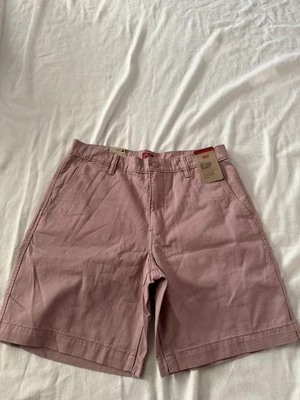 NUEVO Pantalones Cortos Levi's Para Hombre Chino XX Pantalones Cortos Relajados Rosa Preppy Para Hombre’s Talla 32 Levi’s Foto 1 de 4