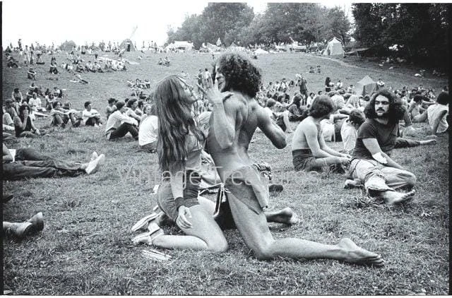 Wild Woodstock Hippies 1969 Photo Print Poster Wall Art - Image 1 of 1
