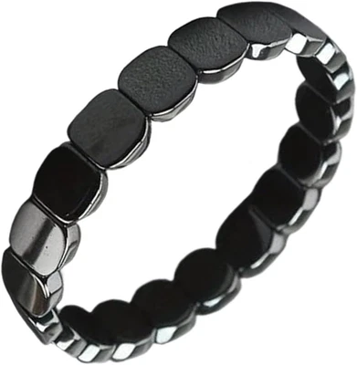 Bracciale Uomo Ematite | Braccialetti Uomo Ematite | 2025 Nuovo Braccialetto Cur - Immagine 1 di 4