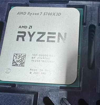 New AMD Ryzen 7 5700X3D R7 CPU Socket AM4 Zen 3 96MB L3 Desktop CPU Processor - Image 1 of 4