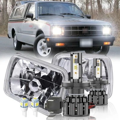 For Isuzu Pickup 1984-1995 Pair 5X7" 7x6" Sealed Square Headlight Hi-Lo beam - Image 1 of 4