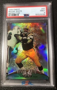1998 Topps Finest Reggie White Refractor #87 PSA 9 HOF GOAT - Picture 1 of 2