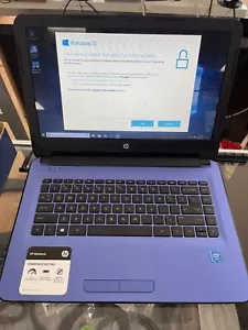 HP 14-ac151nr 14" Laptop Intel Celeron N3050 1.60GHz 2GB Ram 32GB SSD Windows 10 - Picture 1 of 8