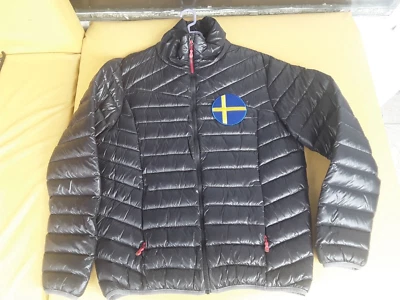 (No. 1214 ) NEO MON DO SWEDEN brand flag team DOWN 90/10 men M L  jacket 1 - Image 1 of 4