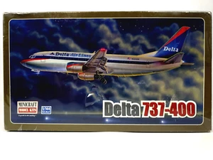 NEW Minicraft Delta Airlines BOEING 737-400 Model Kit #14506 1:144 - Picture 1 of 6