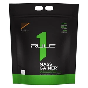 RULE 1 Mass Gainer 16 serv Chocolate Peanut Butter Mass Weight Gainer 11.57lb - Picture 1 of 2