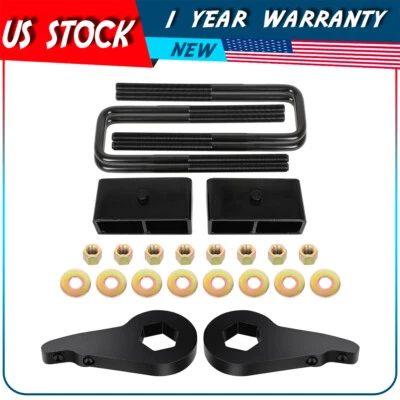 Kit elevador nivelador delantero + trasero de 3" para Chevrolet GMC K1500 1988-1999 4x4 Foto 1 de 4