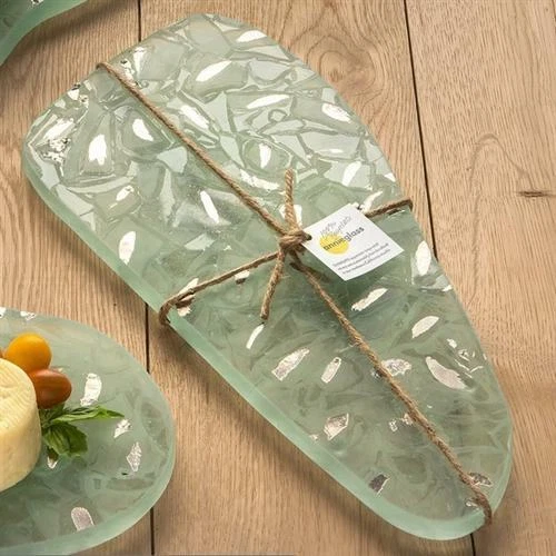 Annieglass River Appetizer Tray H1935 - Image 1 of 3