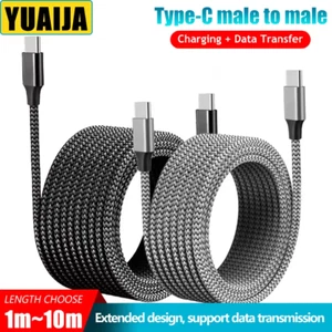 3m-8m 60W USB Type C To USB C Cable For Samsung iPhone Xiaomi PD Fast Charging - Picture 1 of 8