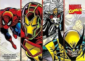 Tarjeta promocional Wolverine Spider-Man 1995 edición limitada Universal Studios Marvel - Imagen 1 de 2