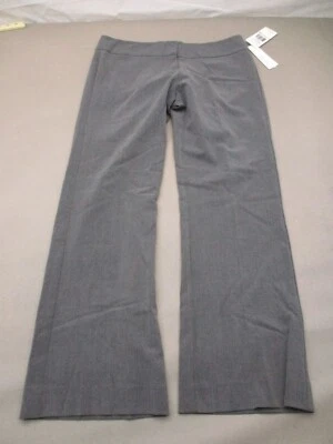 全新带标签 Kenneth Cole 尺码 10 女式灰色后口袋弹力腰喇叭裤 684 — 第 1/4 张图片