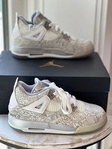 Size 4 (GS) - Jordan 4 Retro Low Laser - Picture 1 of 11