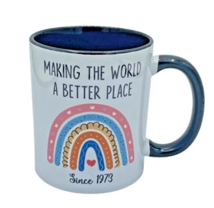 VTG 1973 “Making The World A Better Place” 11 oz Coffee Mug - Picture 1 of 1