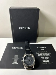 CITIZEN CZ SMART WATCH YF30-0084C01 SILVER Black - Picture 1 of 11