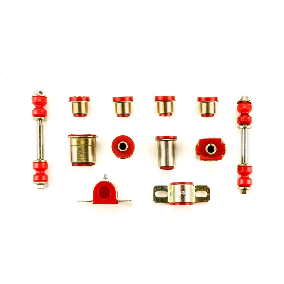 Red Poly Front Suspension Bushings Set Oval Fits 1964 - 1968 Pontiac GTO LeMans - Image 1 of 1
