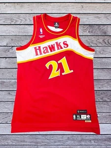 Vintage Adidas Dominique Wilkins Atlanta Hawks Authentic Stitched Jersey XL +2 - Picture 1 of 10