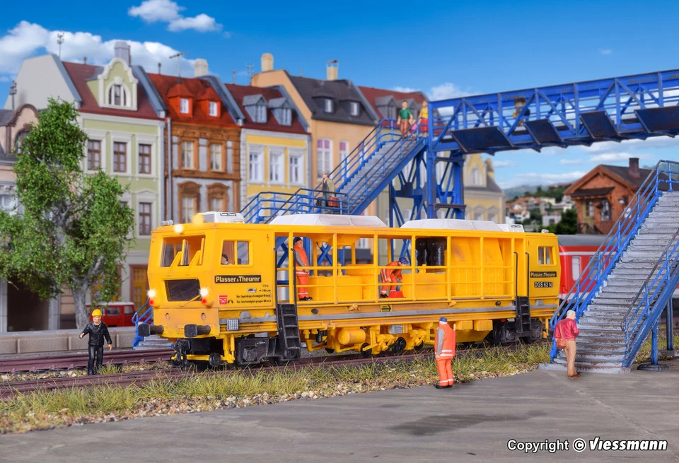 KIBRI 16070 Scala HO Veicolo posa binari per treni cantiere PLASSER & THEURER  - Immagine 1 di 2