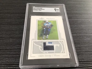 2003 Fleer Avant Material Eddie George #AGW/10 10/25  SGC 9 - Picture 1 of 3