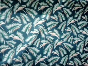 ILIV miyake Seafoam Leaf Print slate blue/green Furnishing Upholstery - Picture 1 of 3