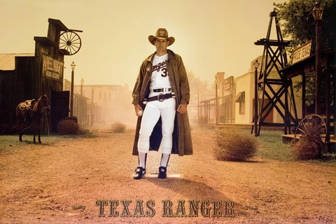 TEXAS RANGERS NOLAN RYAN "TEXAS RANGER" 20X30 POSTER PRINT Cover