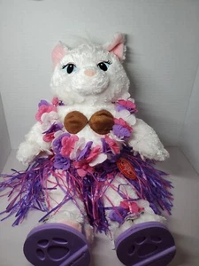 Build Bear weiß silber rosa Prinzessin Glitzer Plüsch Katze Gras Rock Sommer - Bild 1 von 11