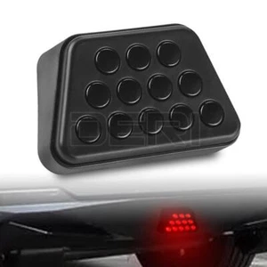 F1 Style LED Red 3rd Third Rear Tail Brake Stop Strobe Light Fog Lamp Universal - Picture 1 of 13