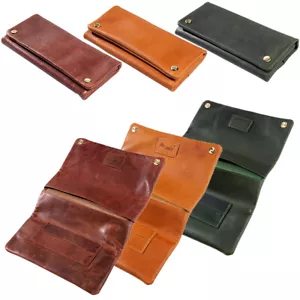 Bolsa de tabaco bolsa de corte fino DURANGO bolsa giratoria resistente CUERO AUTÉNTICO bolsa con ruedas - Imagen 1 de 5