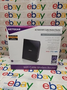 NETGEAR AC1600 Wifi Cable Modem Router | C6250 | 802.11ac Dual Band Gigabit - Afbeelding 1 van 2