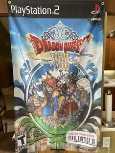 Dragon Quest VIII Journey of the Cursed King 5' Flag Banner Sony PS2 PlayStation - Picture 1 of 3
