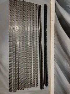 HO Scale GT Italy Ahm  Flex Track Nickel Silver Code 100 - NEW - Lot Of 25 Piece - Picture 1 of 5