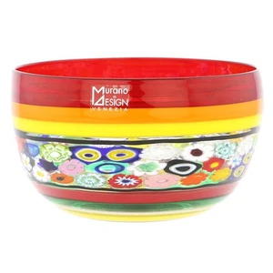 Tazón de vidrio GlassOfVenice Murano primavera Millefiori - Imagen 1 de 4