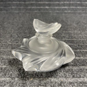Vintage Lalique France Kristall Parfum Flakon Samoa Swirl signiert mit Stopfen - Bild 1 von 6