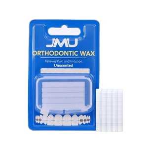 JMU Orthodontic Wax for Braces 1 Pack, Precut 50 Pack of 1 - Picture 1 of 6