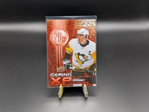 2024-25 Upper Deck Series 1 SIDNEY CROSBY #GXP-7 Gaming XP Speckle - Imagen 1 de 2