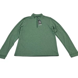 Rhone Sweater Herren S grün Commuter Quarter Zip Pullover Performance Stretch - Bild 1 von 12